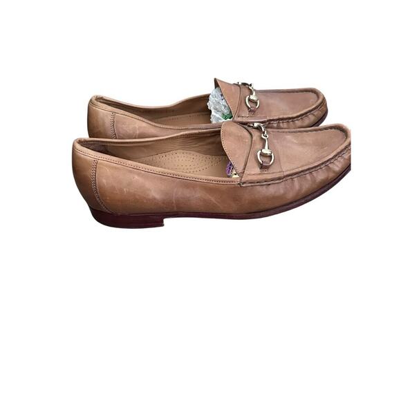 Cole Haan Men's Brown All Leather Horsebit Loafers Size 13M - Picture 4 of 7